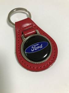 ★フォード★FORD★赤厚皮★キーホルダーS★新品！★ タイプ3★即決！