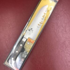 ★送料無料★ 貝印 関孫六 ステンレス 木蓮三層鋼本割込 三徳包丁165mm口金付本通し柄 KAIGOLD鋼