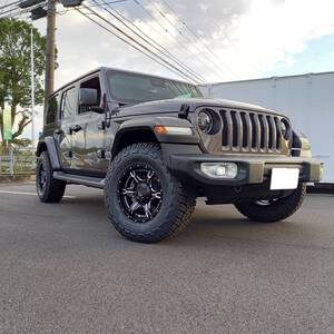 JEEP ラングラー JL レクセル アウトロー MBLA/MM ヨコハマタイヤ ジオランダー X-AT 265/70R17 285/70R17 17インチタイヤセット