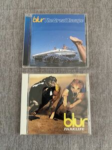 ブラー　blur 中古アルバムCD2枚組　パークライフ　ザグレイトエスケイプ
