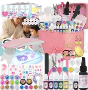 レジンクラフト 親子ではじめる 初心者 セット UVレジン キット