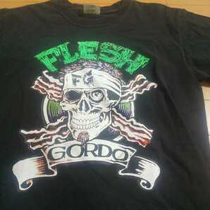 FLESH GORDO Tシャツ パンク ハードコア インディーズ MALT SODA RECORECORDINGS 古着 ヴィンテージの画像2