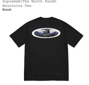 Supreme The North Face Mountains Tee S Black シュプリーム 21AW ザ ノースフェイス マウンテン Tシャツ 黒 ボックス ロゴ small