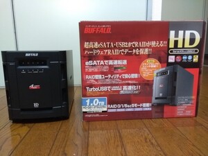 HDDなし ケース Buffalo HD-QS1.0TSU2/R5 付属品完備