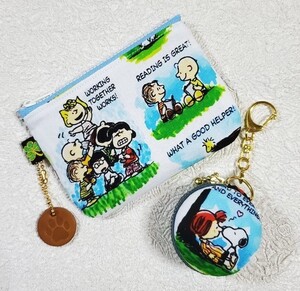 ハンドメイド スヌーピー マカロンポーチセット