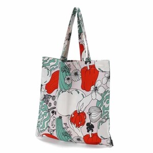 マリメッコ marimekko エコバッグ ヴィハンネスマー 野菜柄 トートバッグ