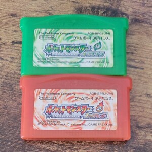 GBA ゲームボーイアドバンス ファイアレッド リーフグリーン ポケモン ポケットモンスター