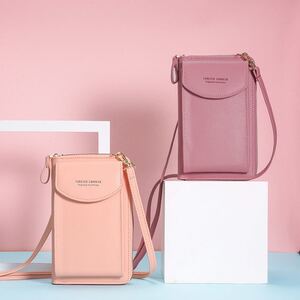 ミニショルダー ポシェット スマホポーチ スマホ&お財布 おしゃれ