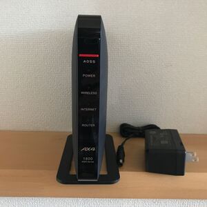 【中古品/美品】BUFFALO AirStation WSR-1800AX4-BK Wi-Fi6対応ルーター ☆箱無/送料込み☆