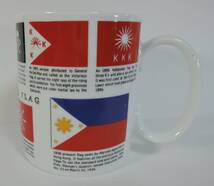 W09■フィリピン　マグカップ　国旗の歴史　KKK/カティプナン/ホセ・リサール■未使用_画像3