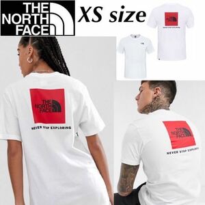 ノースフェイス Tシャツ レッドボックス 半袖 NF0A2TX2 ロゴ バックロゴ ホワイト XSサイズ THE NORTH FACE SS RED BOX TEE 新品