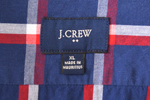 【送料無料】J.CREW コットン 長袖シャツ BDシャツ ボタンダウン スリムフィット チェック柄 メンズXL Jクルー アメカジ 古着 CA0436_画像5