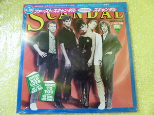 [m6663y r] 【未開封・見本盤】ファースト・スキャンダル／スキャンダル (15AP 2576)　LPレコード　SCANDAL