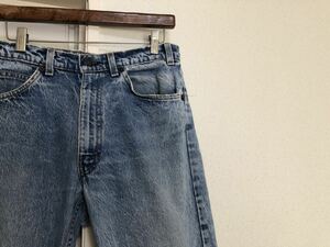 87年9月製80sヴィンテージMADE IN USAアメリカ製Levi's リーバイス505デニムパンツ ボタン裏549W33 W82cmL77cm