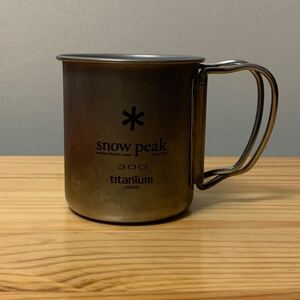 スノーピーク チタンシングルマグ300 snow peak スノーピーク マグ マグカップ 直火 アウトドア