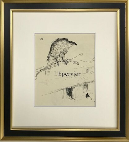 【特価】 　≪　 トゥールーズ　ロートレック　 ≫　 リトグラフ【石版画】　 　L'EPERVIER 　　1948年 　　TOULOUSE-LAUTREC