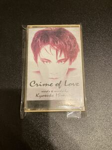 激レア 氷室京介 CRIME OF LOVE シングル カセットテープ