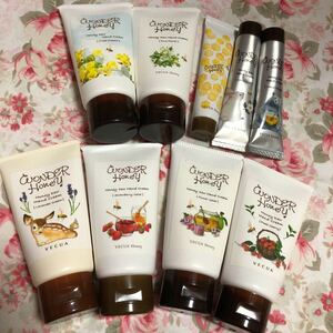  wonder honey .... hand cream 50g×6 piece,15g×3 piece set .. length bouquet, fresh freesia,. flower. jure,..jure etc. 