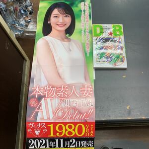 非売品 AV ミニ ポスター 未使用品 ヴィーナス 川西千帆 avデビュー