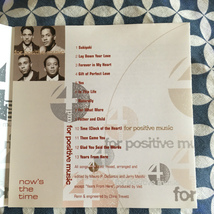 4P.M.（for positive music）「now's the time」 ＊1995年リリース・デビューアルバム　＊「SUKIYAKI（上を向いて歩こう）」収録　＊国内盤_画像7