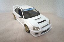 HOT WORKS スバル インプレッサ WRX STI 1/24 ミニカー GDB 白_画像8