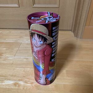 ONE PIECE ワンピース お菓子缶 ルフィ トニートニーチョッパー 2012 ワンピースロング缶 缶ケース レア 希少 送料無料