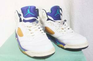 NIKE AIR JORDAN 5 RETRO LS ナイキ エアジョーダン5レトロ グレープ 314259-131 US10.5 28.5cm