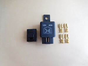 ☆ Рекомендуется для расширения / обработки ☆ 4 -PPOLE RELAY TEMMINAL SET 12V 40A (лампа для блокировки дверей проверки)