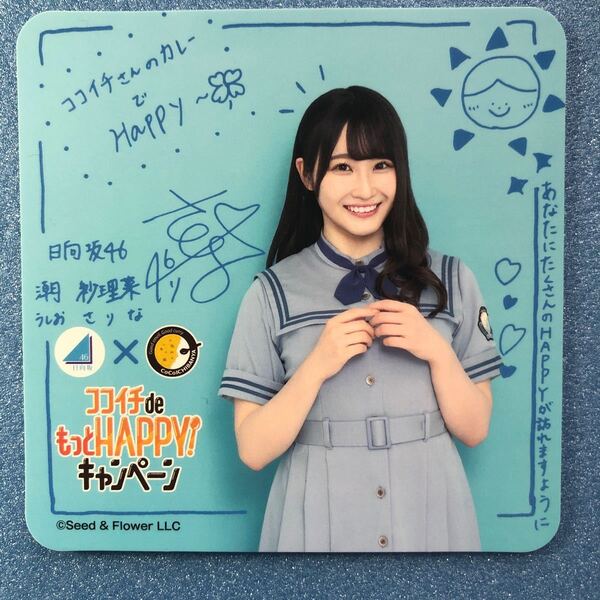 日向坂46CoCo壱 限定 コースター 潮紗理菜