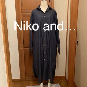 Niko and… ニコアンド ワンピース シャツワンピース デニム M 3
