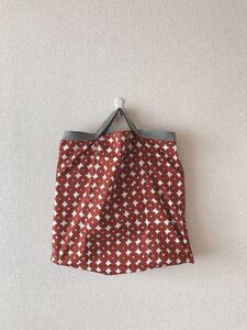 * handmade エコバッグ裏地なし :: 茶色のみずたま