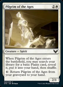 MTG ■白/英語版■ 《星霜の巡礼者/Pilgrim of the Ages》★FOIL★ストリクスヘイブン STX