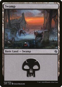 MTG ■土地/英語版■《沼/Swamp》ジャンプスタート JMP