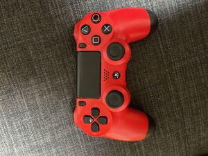 【ジャンク】 PS4コントローラー デュアルショック4 DUALSHOCK4 ワイヤレスコントローラー レッド 赤 SONY