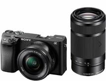 2021年8月1日購入 新品 ソニー SONY ミラーレス一眼カメラα6400 ダブルズームレンズキット ILCE-6400Y-B ブラック インスタ ツイッター_画像1