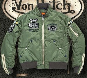 st新品①Von Dutch（ボンダッチ）VOM-WJ31 ＪＫＴ/メンズ緑