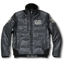 新品Von Dutch（ボンダッチ）合皮レザーJKT・VOM-WPJ15・サンプル・レディース黒（M）_画像1