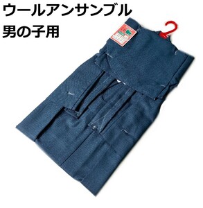  wool. kimono * feather woven ensemble kk428 navy blue ground 110 size 5-6 -years old new goods postage included 