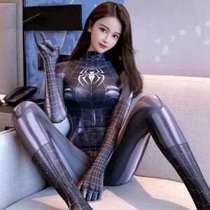 セクシー コスプレ オープンクロッチ付 全身タイツ ボディストッキング