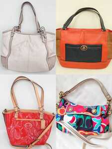 【中古】COACH コーチ ショルダーバッグ 2wayバッグ 4点セット レディースバッグ 肩掛け トートバッグ ハンドバッグ