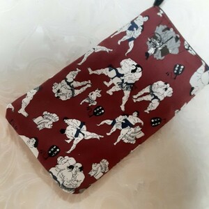 スマホポーチ小物入れお相撲さん
