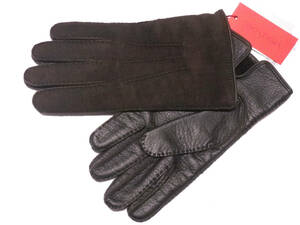 *TINO COSMA/tinokozma* fine quality .. made in Italy leather glove [8](23cm) 4 ten thousand 