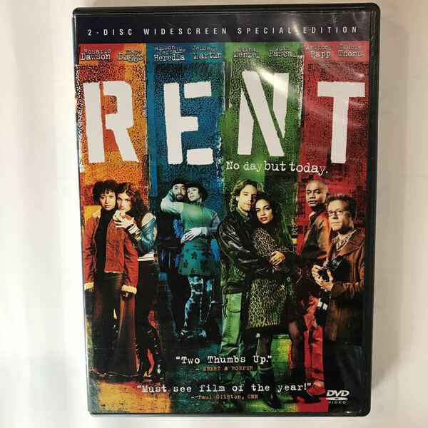RENT DVD レント　アメリカ版　リージョン1 2枚組　ワイドスクリーンスペシャルエディション