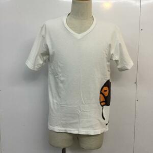 A BATHING APE M アベイシングエイプ Tシャツ 半袖 BABY MILO T Shirt 白 / ホワイト / 10057873