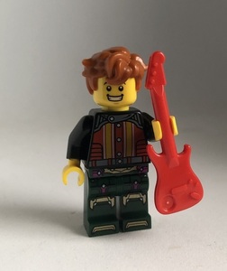 即決　新品　未使用　レゴ LEGO ミニフィグ　シティ　ミニフィギュア 　ギターリスト　ミュージシャン　ギター　ロッカー