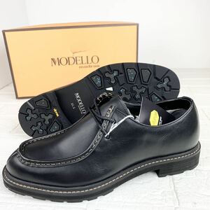 マドラス モデロ メンズ 革靴 MODELLO madras BLA ブラック 黒 25.5cm ビジネス オフィス 通勤 フォーマル 靴 ドレスシューズ 防水 防滑