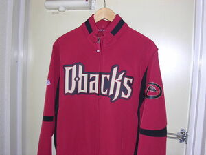 Majestic THERMA BASE MLB Arizona Diamondbacks 裏フリース スタジャン S マジェスティック ダイヤモンドバックス ジャケット