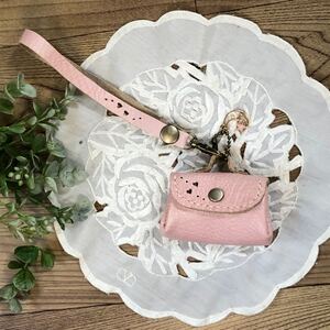 ハンドメイド★本革★バッグチャーム★ミニコインケース★