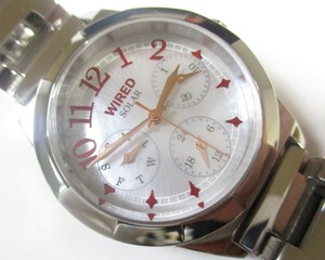 # Seiko Wired f # прекрасный товар # солнечный коллекция AGED040# женские наручные часы 