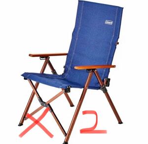 【新品】コールマン(COLEMAN) レイチェア(デニム) 限定カラー キャンプ 2個セット